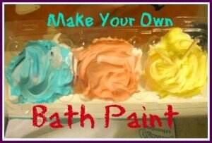 Homemade Bath Paint