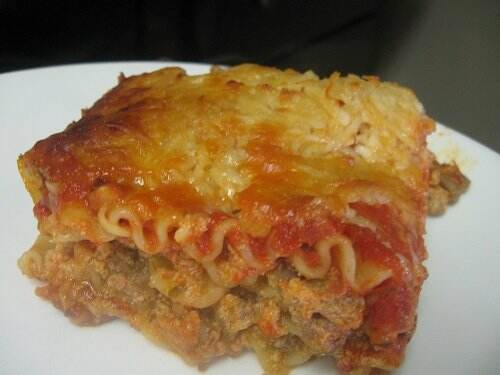 homemade lasagna