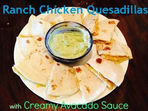 ranch chicken quesadillas