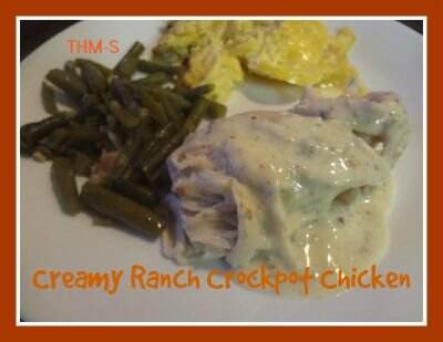 Creamy Ranch Crockpot Chicken