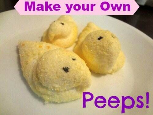 Homemade Marshmallow Peeps