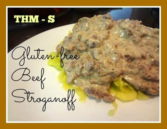 Gluten Free Beef Stroganoff