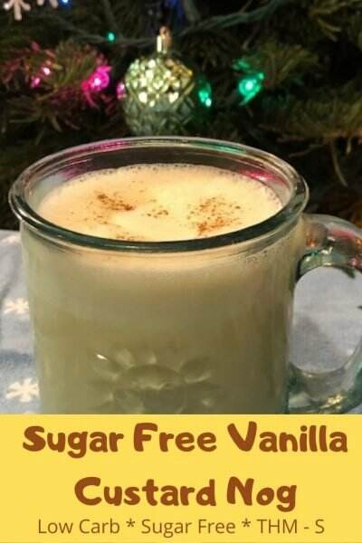 Sugar Free Custard Nog