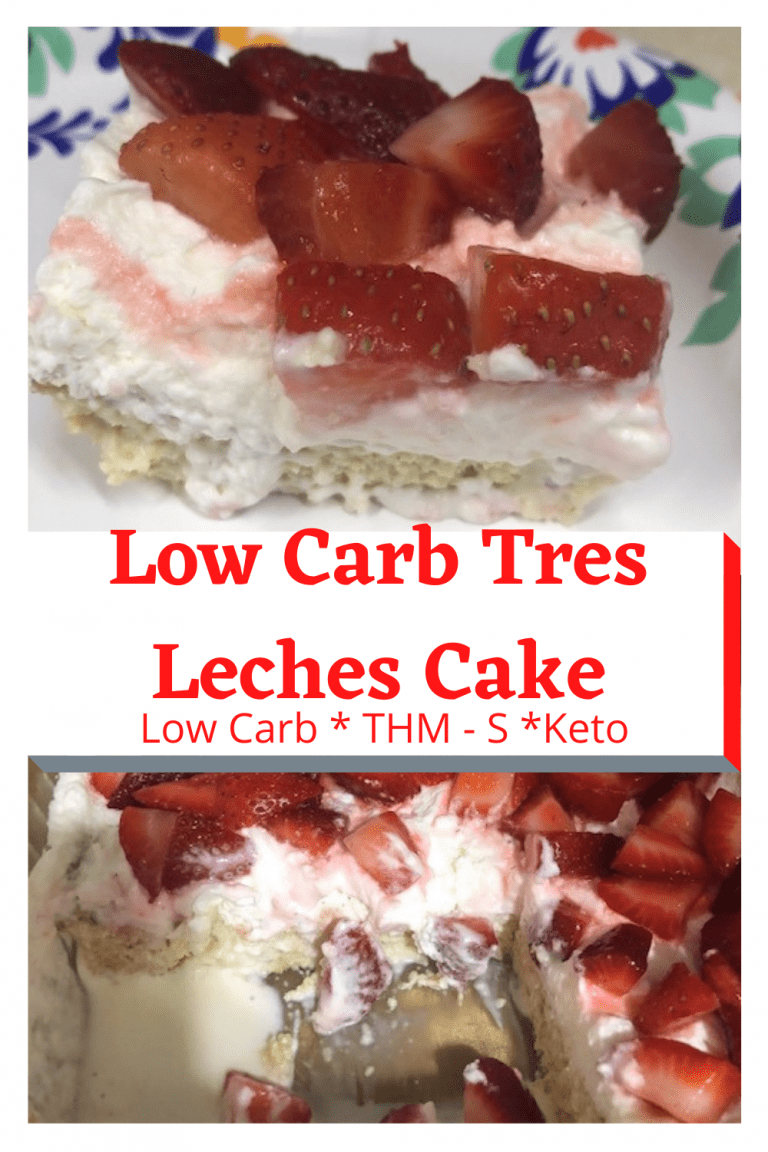 Low Carb Tres Leches Cake