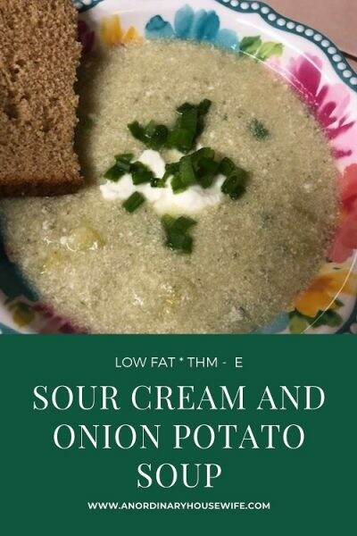 Sour Cream and Onion Potato Soup
